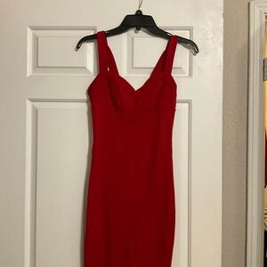 Ali and Jay Red Sleeveless Sheath Dress - Classic Women's Dress